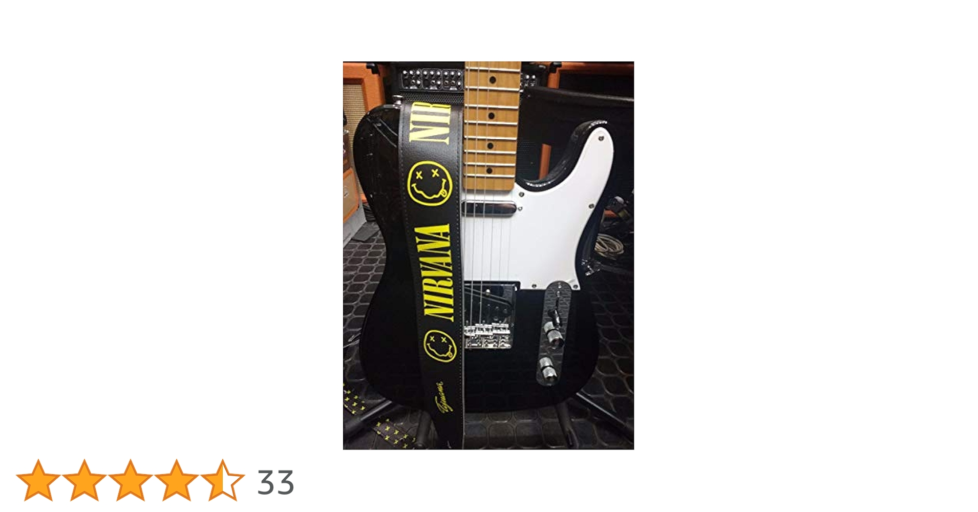 Amazon | Nirvana Guitar or Bass Strap (ズ ギターストラップ